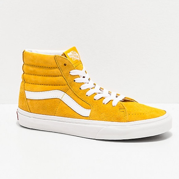 yellow vans old skool high tops